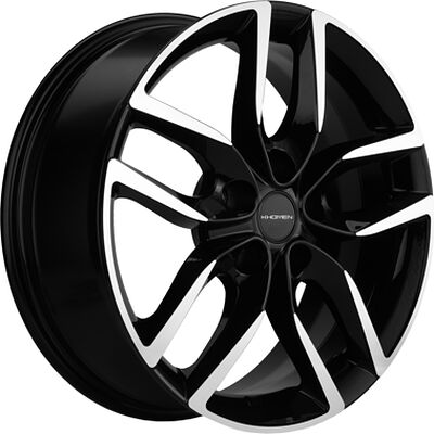 Khomen Wheels KHW1708 (Mazda3/CX30) 6.5x17 5x114.3 ET 45 Dia 67.1 Black-FP