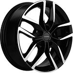 Khomen Wheels KHW1708 (Toyota C-HR) 6.5x17 5x114.3 ET 45 Dia 60.1 Black-FP