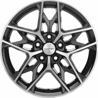 Khomen Wheels KHW1709 (Camry) 7x17 5x114.3 ET 45 Dia 60.1 Black-FP