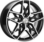 Khomen Wheels KHW1709 (Ceed) 7x17 5x114.3 ET 53 Dia 67.1 Black-FP