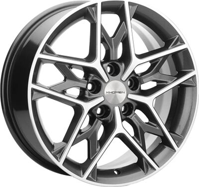 Khomen Wheels KHW1709 (Chery Tiggo 3/Tiggo 3 Pro) 7x17 5x108 ET 45 Dia 60.1 Gray-FP