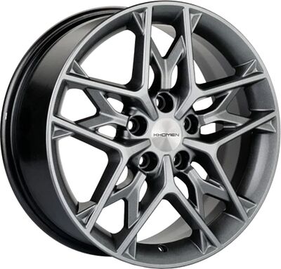 Khomen Wheels KHW1709 (CX-5/Seltos/Optima) 7x17 5x114.3 ET 50 Dia 67.1 G-Silver