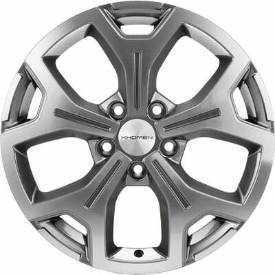 Khomen Wheels KHW1710 (Ceed) 6.5x17 5x114.3 ET 50 Dia 67.1 Gray-FP