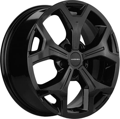 Khomen Wheels KHW1710 (Chery tiggo 7/ 7pro) 7x17 5x108 ET 33 Dia 60.1 Black