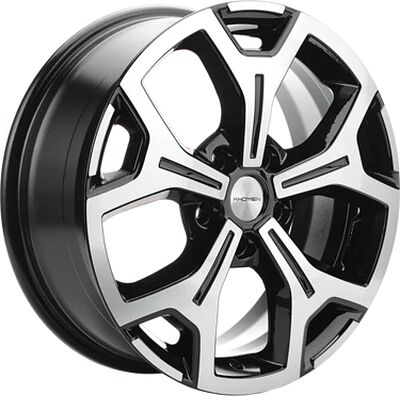 Khomen Wheels KHW1710 (Chery tiggo 7/ 7pro) 7x17 5x108 ET 33 Dia 60.1 Black-FP