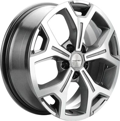 Khomen Wheels KHW1710 (Chery Tiggo/Tiggo 7 Pro) 7x17 5x108 ET 33 Dia 60.1 Gray-FP