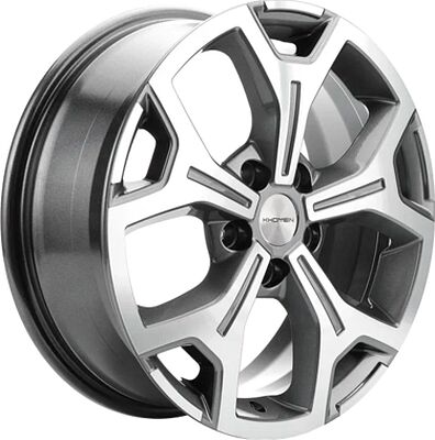 Khomen Wheels KHW1710 (Chery tigo 7pro) 6.5x17 5x108 ET 33 Dia 60.1 Gray-FP