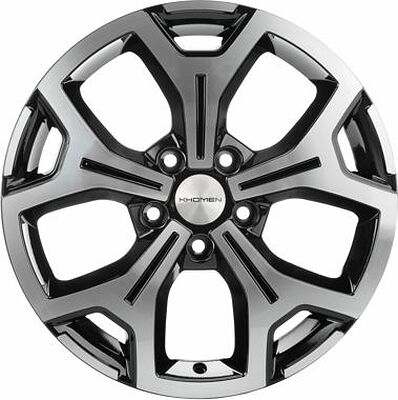 Khomen Wheels KHW1710 (Focus) 6.5x17 5x108 ET 50 Dia 63.3 Black-FP