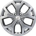 Khomen Wheels KHW1710 (Focus) 6.5x17 5x108 ET 50 Dia 63.3 Gray