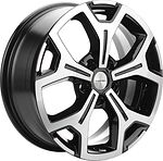 Khomen Wheels KHW1710 (Haval F7/F7x) 6.5x17 5x114.3 ET 40 Dia 64.1 Black-FP