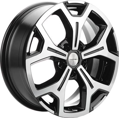 Khomen Wheels KHW1710 (Jolion) 7x17 5x114.3 ET 37 Dia 66.5 Gray