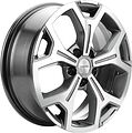 Khomen Wheels KHW1710 (Jolion) 7x17 5x114.3 ET 37 Dia 66.5 Gray-FP