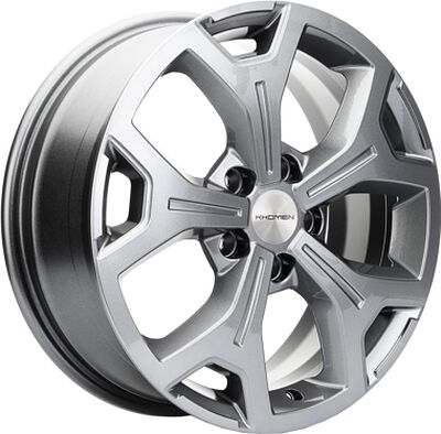 Khomen Wheels KHW1710(2) (VW Multivan) 6.5x17 5x120 ET 60 Dia 65.1 Gray