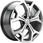 Khomen Wheels KHW1710(2) (VW Multivan) 6.5x17 5x120 ET 60 Dia 65.1 Gray-FP