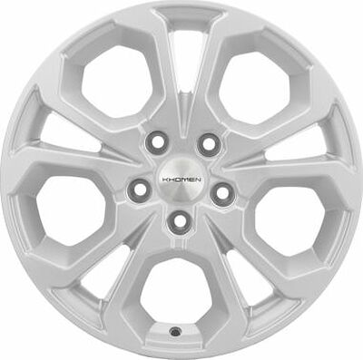 Khomen Wheels KHW1711 (Arkana/Kaptur) 6.5x17 5x114.3 ET 50 Dia 66.1 F-Silver