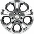 Khomen Wheels KHW1711 (Ceed) 6.5x17 5x114.3 ET 50 Dia 67.1 Gray-FP