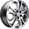 Khomen Wheels KHW1711 (Chery tigo 7pro) 6.5x17 5x108 ET 33 Dia 60.1 Gray-FP