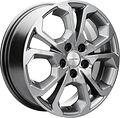 Khomen Wheels KHW1711 (Coolray) 6.5x17 5x114.3 ET 45 Dia 54.1 Gray