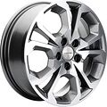 Khomen Wheels KHW1711 (Coolray) 6.5x17 5x114.3 ET 45 Dia 54.1 Gray-FP