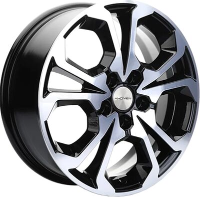 Khomen Wheels KHW1711 (Haval M6 Plus) 6.5x17 5x114.3 ET 50 Dia 64.1 Black-FP