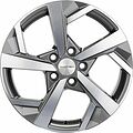 Khomen Wheels KHW1712 (Camry) 7x17 5x114.3 ET 45 Dia 60.1 Gray-FP