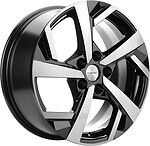 Khomen Wheels KHW1712 (Ceed) 7x17 5x114.3 ET 53 Dia 67.1 Black-FP Khomen Wheels KHW1712 (Ceed) 7x17 5x114.3 ET 53 Dia 67.1 Black-FP