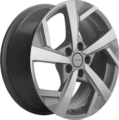 Khomen Wheels KHW1712 (Changan CS35/CS35 Pro) 7x17 5x110 ET 46 Dia 63.3 F-Silver-FP