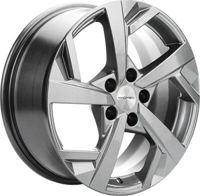 Khomen Wheels KHW1712 (Changan CS35/CS35 Pro) 7x17 5x110 ET 46 Dia 63.3 Gray