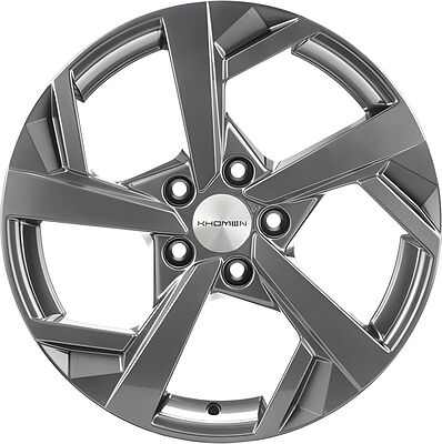 Khomen Wheels KHW1712 Changan/Geely/Lexus/Toyota 7x17 5x114 ET 45 Dia 60 Gray