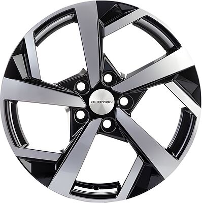 Khomen Wheels KHW1712 CX-5/i40/X-Trail 7x17 5x114 ET 45 Dia 67 Black-FP