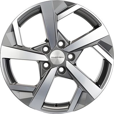 Khomen Wheels KHW1712 CX-5/i40/X-Trail 7x17 5x114 ET 45 Dia 67 Gray-FP