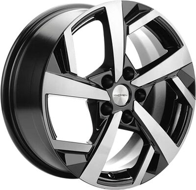 Khomen Wheels KHW1712 (Evolute i-Joy) 7x17 5x110 ET 40 Dia 67.1 Black-FP