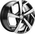 Khomen Wheels KHW1712 (Haval Jolion) 7x17 5x114.3 ET 37 Dia 66.5 Black-FP