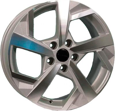 Khomen Wheels KHW1712 (Haval Jolion) 7x17 5x114.3 ET 37 Dia 66.5 F-Silver-FP