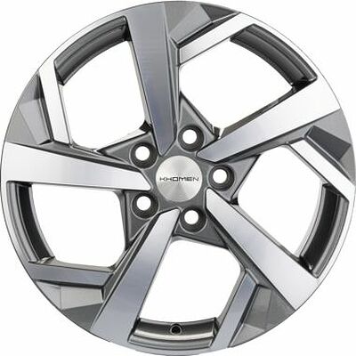 Khomen Wheels KHW1712 (i40) 7x17 5x114.3 ET 45 Dia 67.1 Gray-FP