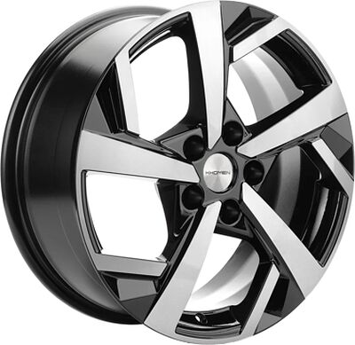 Khomen Wheels KHW1712 (Kia K5) 7x17 5x114.3 ET 48 Dia 67.1 Black-FP