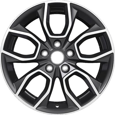 Khomen Wheels KHW1713 (Ceed) 7x17 5x114.3 ET 53 Dia 67.1 Black-FP