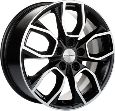 Khomen Wheels KHW1713 (Changan CS35/CS35 Pro) 7x17 5x110 ET 46 Dia 63.3 Black-FP