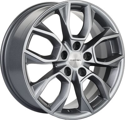 Khomen Wheels KHW1713 (Changan CS35 Plus) 7x17 5x110 ET 46 Dia 63.3 Black