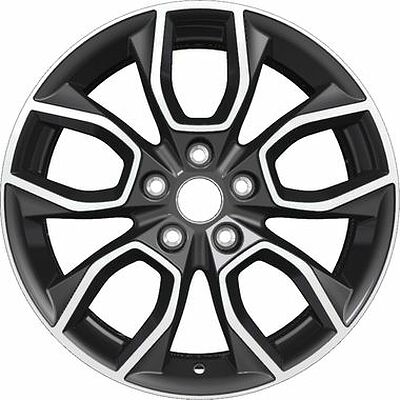 Khomen Wheels KHW1713 (CX-5) 7x17 5x114.3 ET 45 Dia 67.1 Black-FP