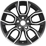 Khomen Wheels KHW1713 (Ford C-Max) 7x17 5x108 ET 50 Dia 63.35 Black-FP Khomen Wheels KHW1713 (Ford C-Max) 7x17 5x108 ET 50 Dia 63.35 Black-FP