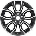 Khomen Wheels KHW1713 (Forester) 7x17 5x114.3 ET 48 Dia 56.1 Black