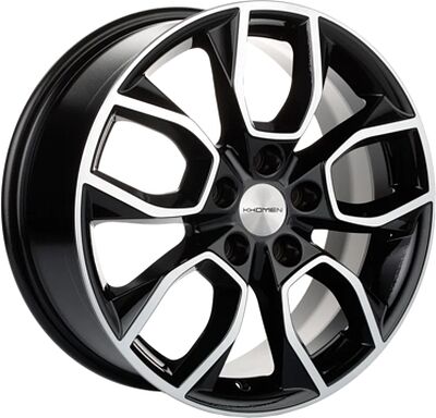 Khomen Wheels KHW1713 (Geely Atlas Pro) 7x17 5x114.3 ET 45 Dia 60.1 Black-FP