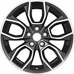 Khomen Wheels KHW1713 (Kodiaq) 7x17 5x112 ET 40 Dia 57.1 Black-FP