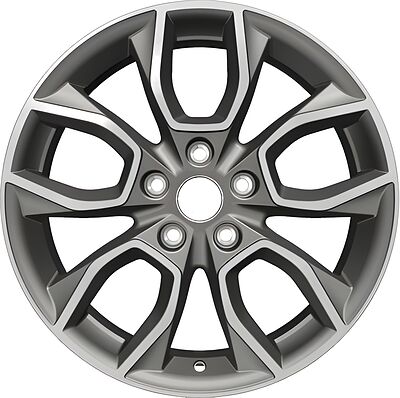 Khomen Wheels KHW1713 Kodiaq/Tiguan 7x17 5x112 ET 40 Dia 57 Gray-FP