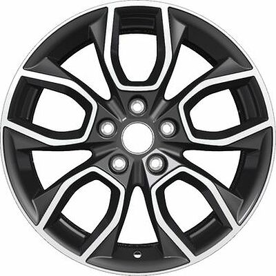 Khomen Wheels KHW1713 (Qashqai) 7x17 5x114.3 ET 40 Dia 66.1 Black-FP