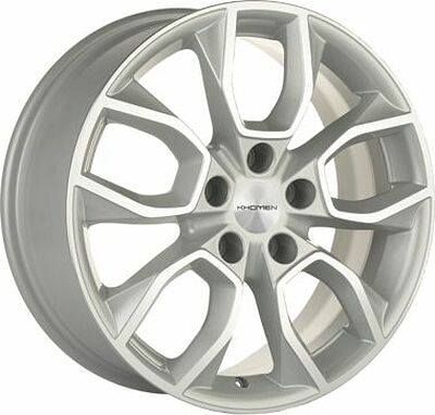 Khomen Wheels KHW1713 (Qashqai) 7x17 5x114.3 ET 40 Dia 66.1 F-Silver-FP