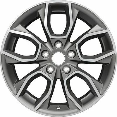 Khomen Wheels KHW1713 (Qashqai) 7x17 5x114.3 ET 40 Dia 66.1 Gray-FP