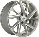 Khomen Wheels KHW1714 (Camry) 7x17 5x114.3 ET 45 Dia 60.1 F-Silver-FP