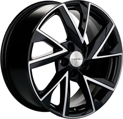 Khomen Wheels KHW1714 (Changan CS35/CS35 Pro) 7x17 5x110 ET 46 Dia 63.3 Black-FP